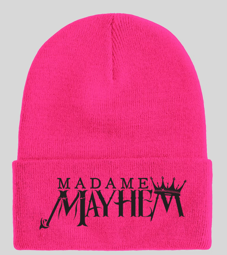 "Headcase" Cuffed Beanie - Hot Pink