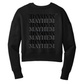 Noir Mayhem - Ladies Fleece Cropped Crew