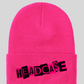 "Headcase" Cuffed Beanie - Hot Pink