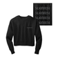 Noir Mayhem - Ladies Fleece Cropped Crew
