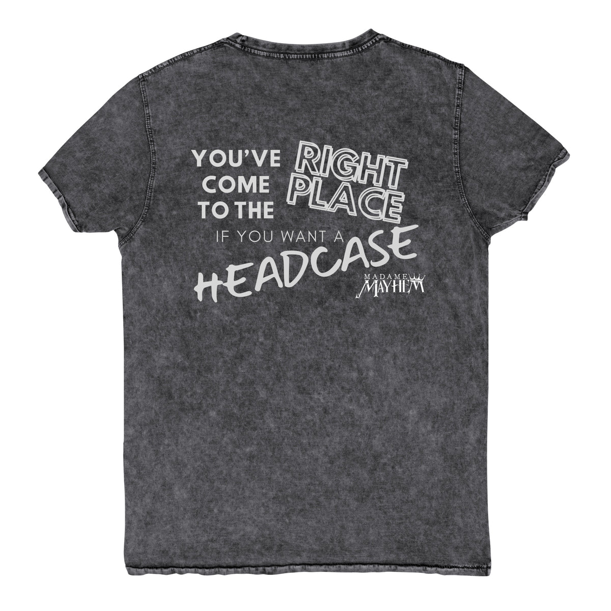 "Headcase" Vintage Wash T-Shirt - Gray
