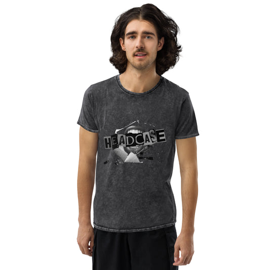 "Headcase" Vintage Wash T-Shirt - Gray