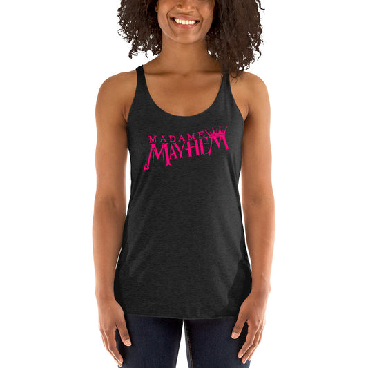 Women's Racerback Pink/Black Tank