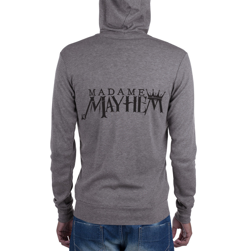 Skull & Bones - Unisex Zip Hoodie (Gray)