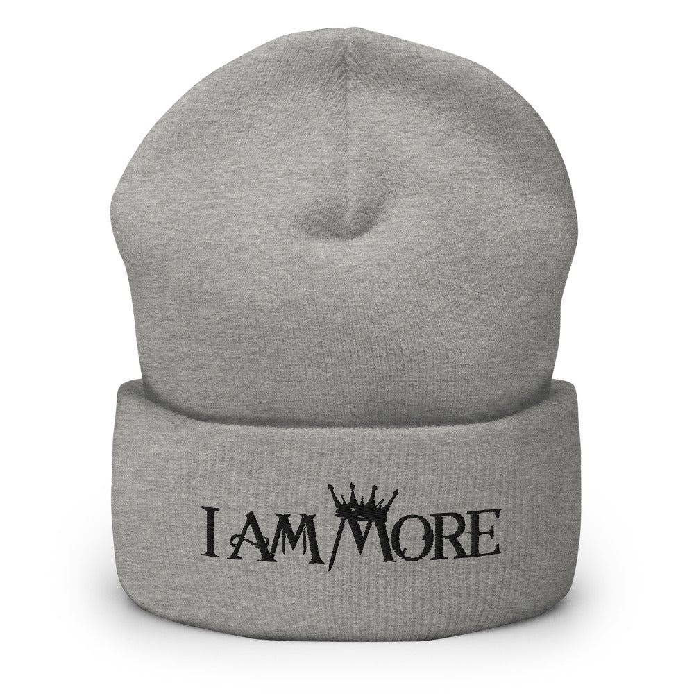 "I Am More" Beanie (Grey or Red w/ Black)