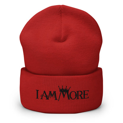 "I Am More" Beanie (Grey or Red w/ Black)