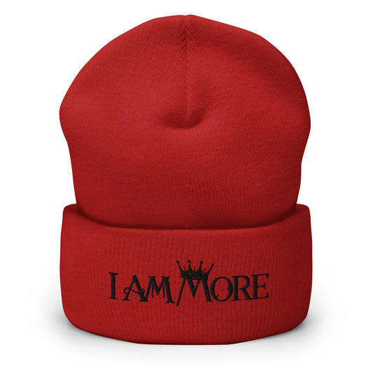 "I Am More" Beanie (Grey or Red w/ Black)