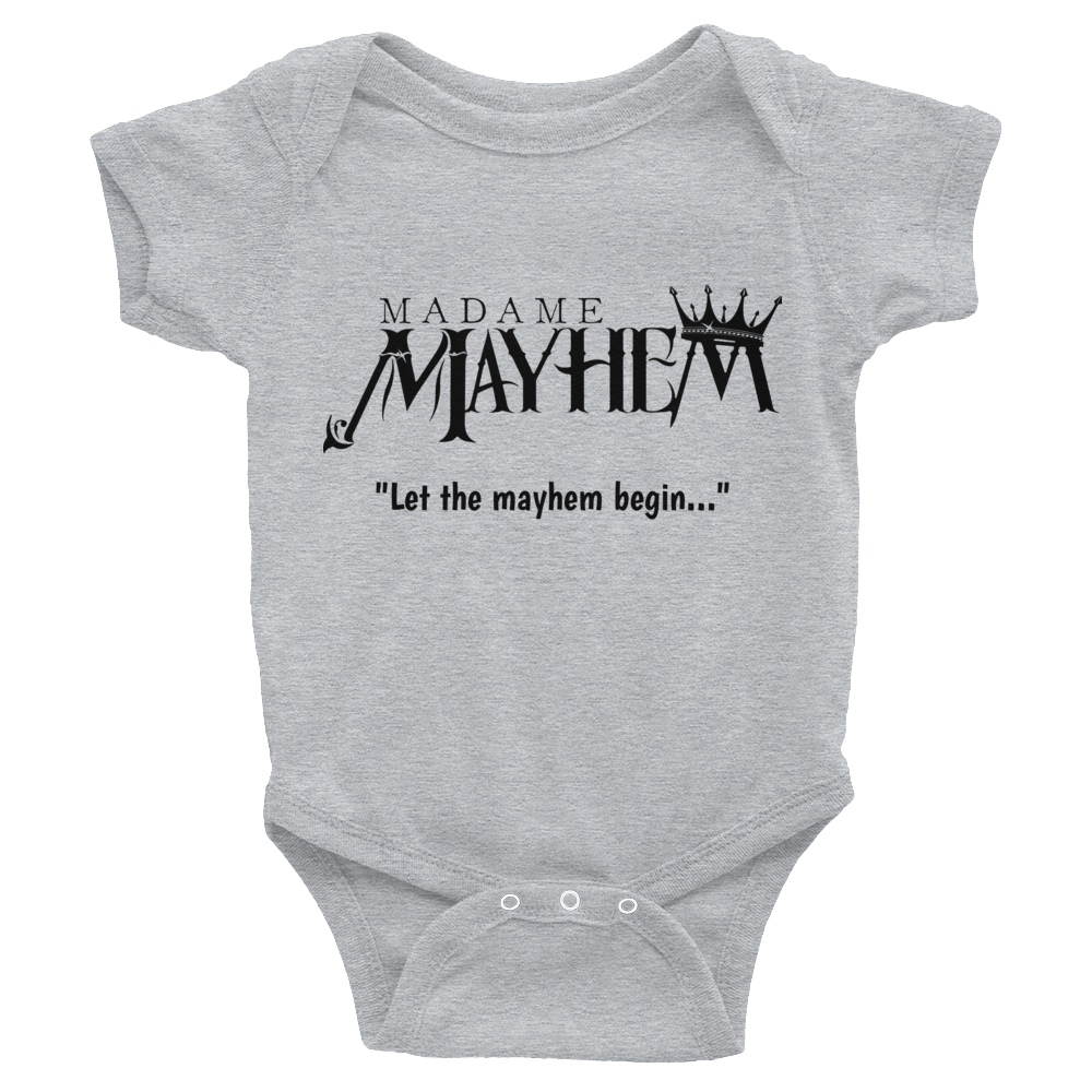 "Let The Mayhem Begin" Onesie