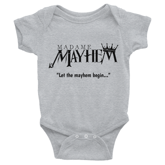 "Let The Mayhem Begin" Onesie